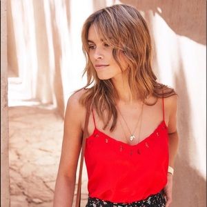 Sezane Arena Top - Red size EU38/US6